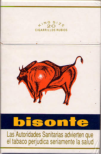 Bisonte Cigarrettes, From Cigarretespedia.com